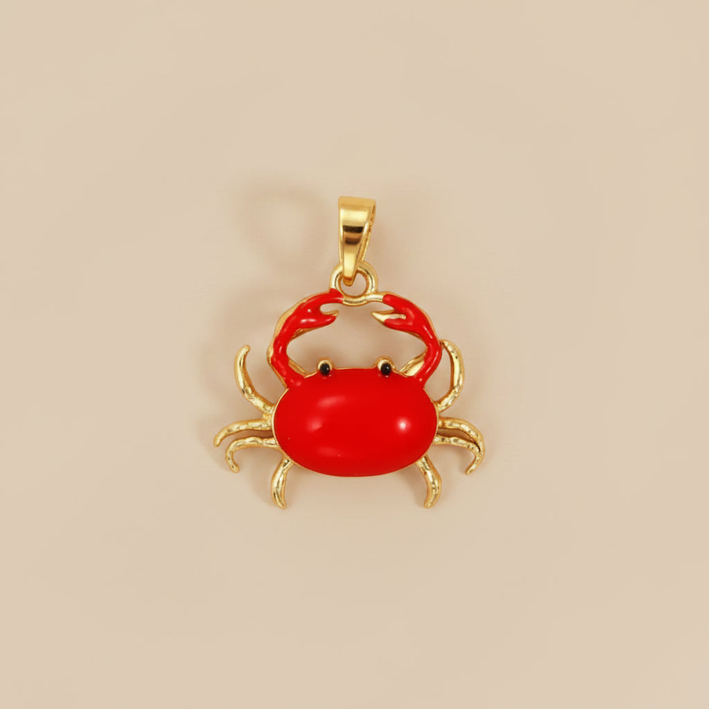 Crab Charm Necklace