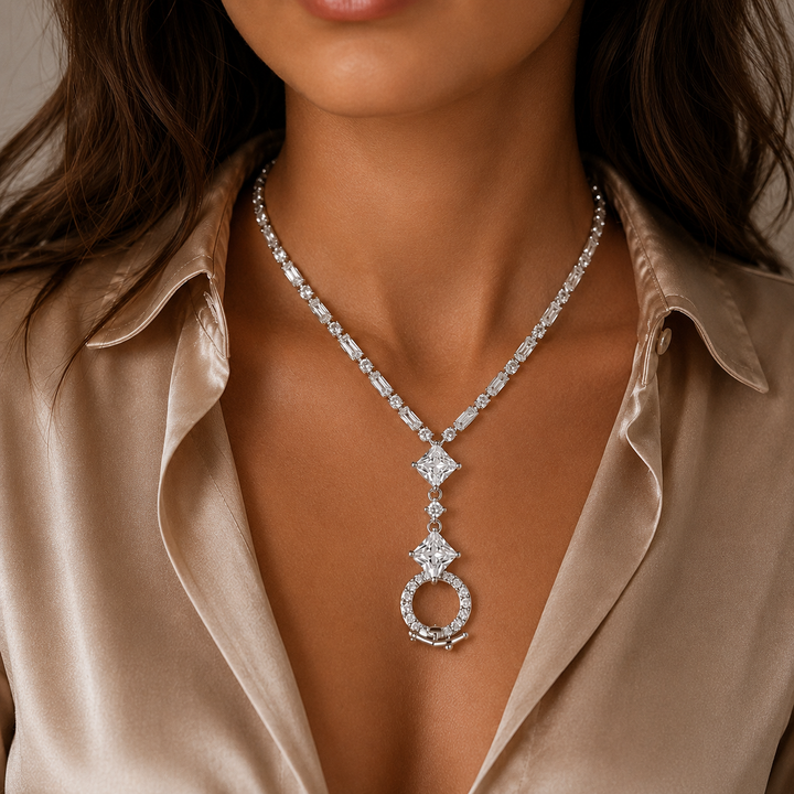Stellar Halo™ - Crystal Link Necklace