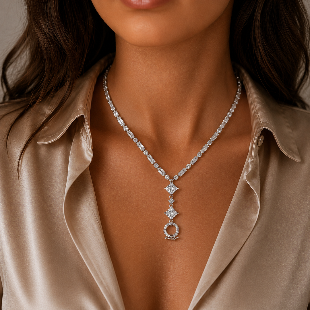 Stellar Halo™ - Crystal Link Necklace