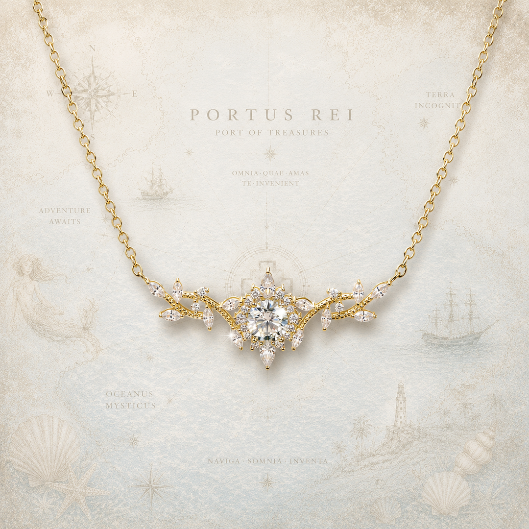 Celestia Leaf™ Moissanite Pendant Necklace