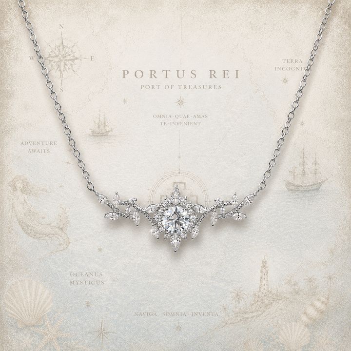 Celestia Leaf™ Moissanite Pendant Necklace