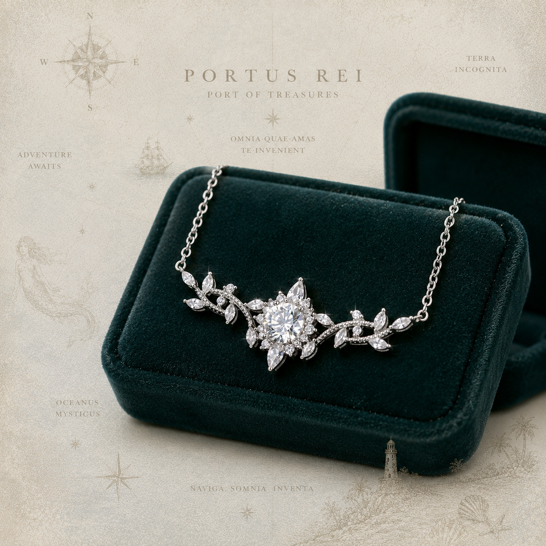 Celestia Leaf™ Moissanite Pendant Necklace