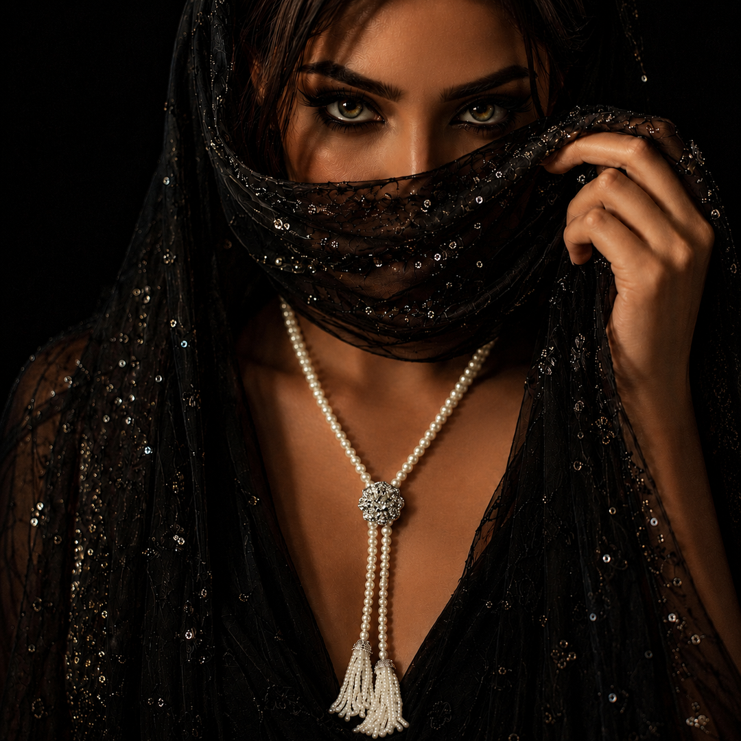 Belle Époque Pearl Tassel Set™ - Vintage Pearl Tassel Jewelry Set