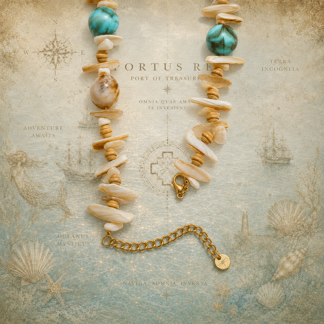 Crimson Tide™ Coral Crab Statement Necklace