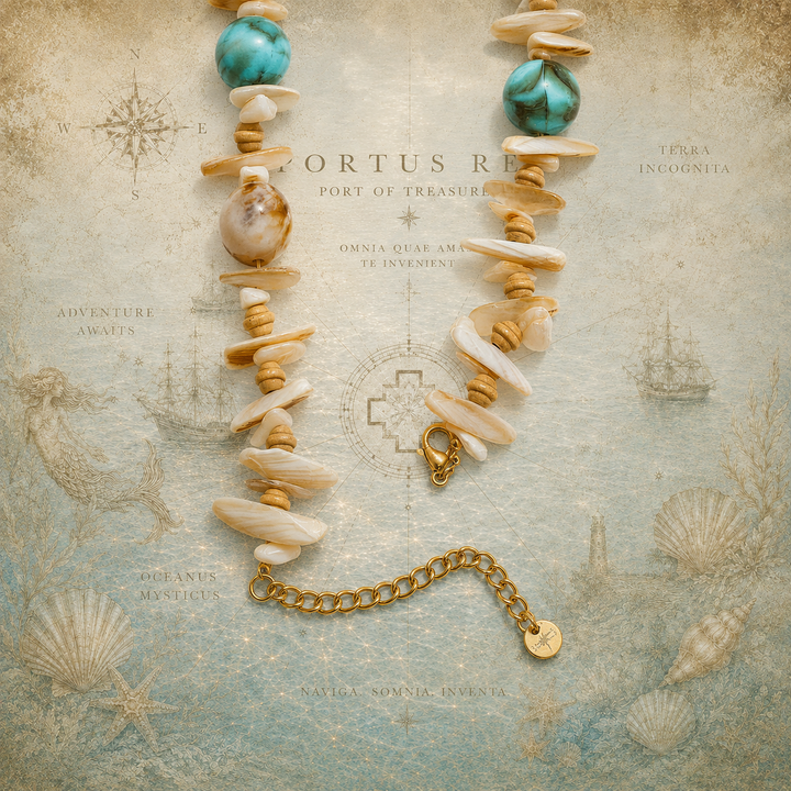 Crimson Tide™ Coral Crab Statement Necklace