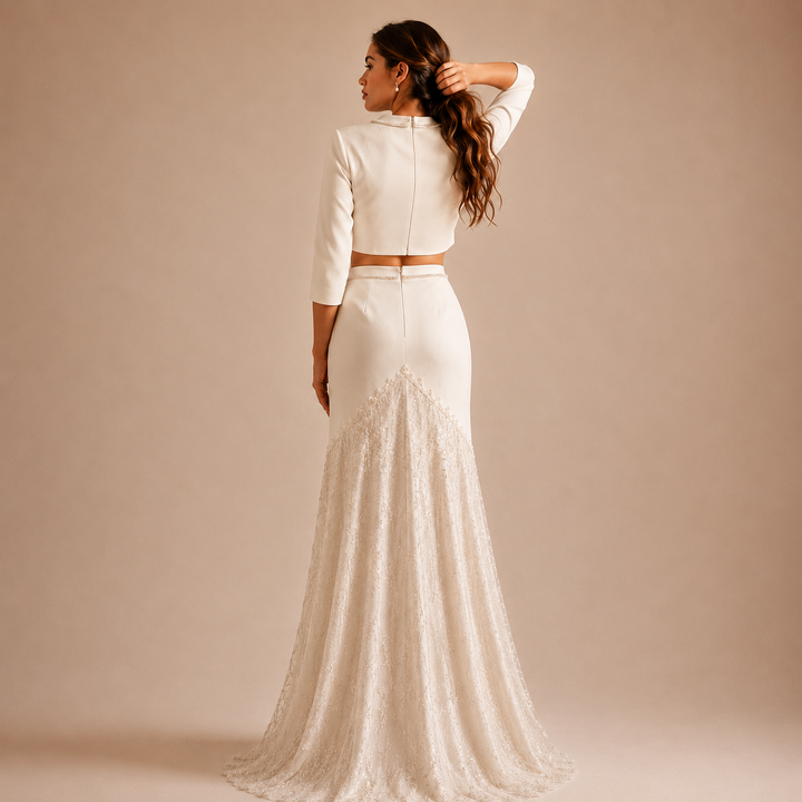 Harper | Luxury Sequined Evening Gown with Embroidered Details