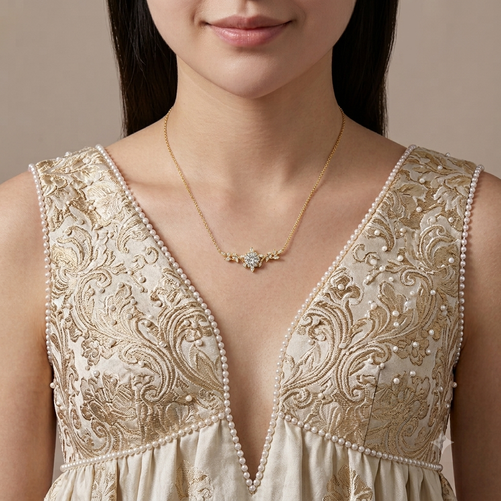 Celestia Leaf™ Moissanite Pendant Necklace