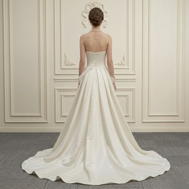 Alessandra — Sculptural Strapless Mikado Bridal Gown