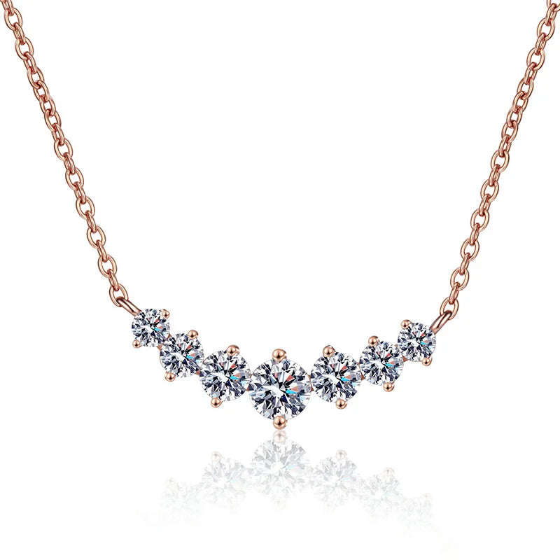 Heart of Brilliance™ – 925 Sterling Silver 5 Carat Heart-Cut Moissanite Pendant Necklace