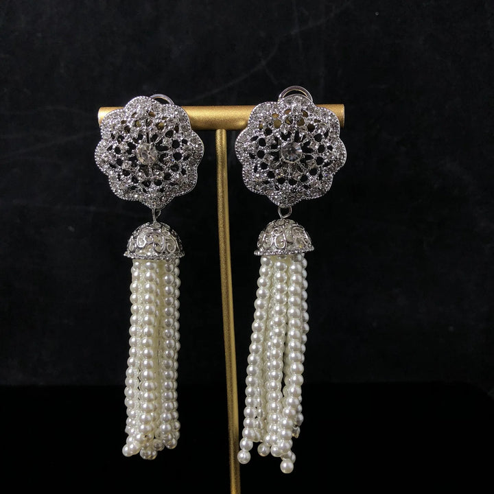 Belle Époque Pearl Tassel Set™ - Vintage Pearl Tassel Jewelry Set