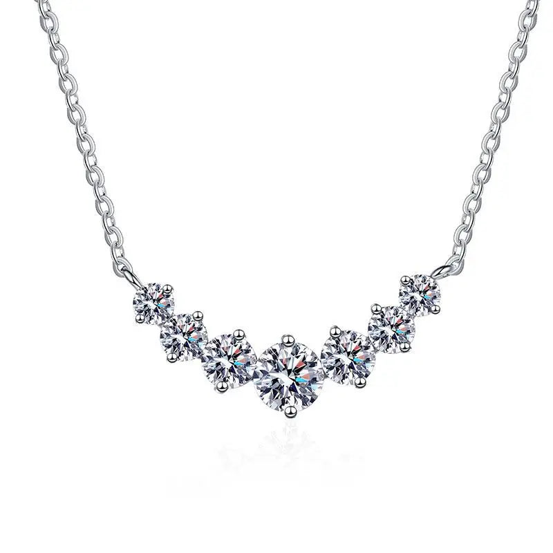 Heart of Brilliance™ – 925 Sterling Silver 5 Carat Heart-Cut Moissanite Pendant Necklace