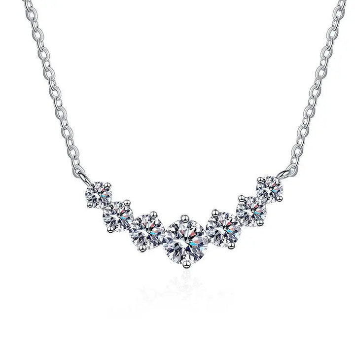 Heart of Brilliance™ – 925 Sterling Silver 5 Carat Heart-Cut Moissanite Pendant Necklace