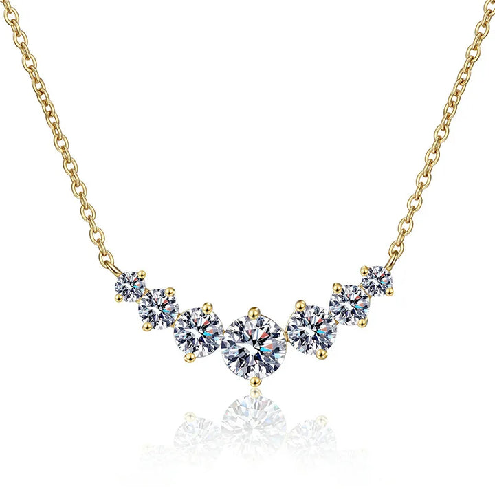 Heart of Brilliance™ – 925 Sterling Silver 5 Carat Heart-Cut Moissanite Pendant Necklace