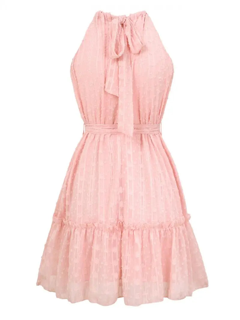 ELLE<br>Vintage-Inspired Boho Sexy Summer Sleeveless Short Dress