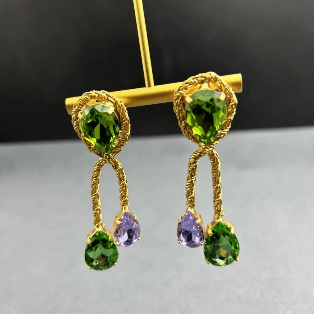 Celestial Blossom Crystal Earrings™