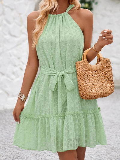 ELLE<br>Vintage-Inspired Boho Sexy Summer Sleeveless Short Dress