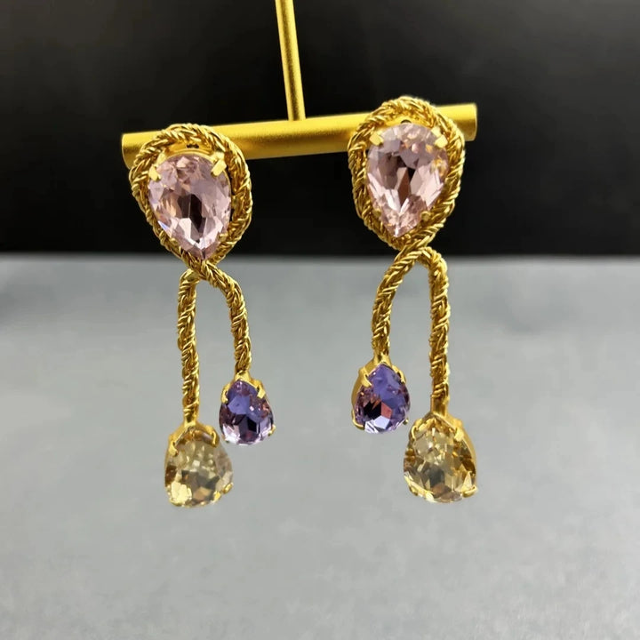 Celestial Blossom Crystal Earrings™