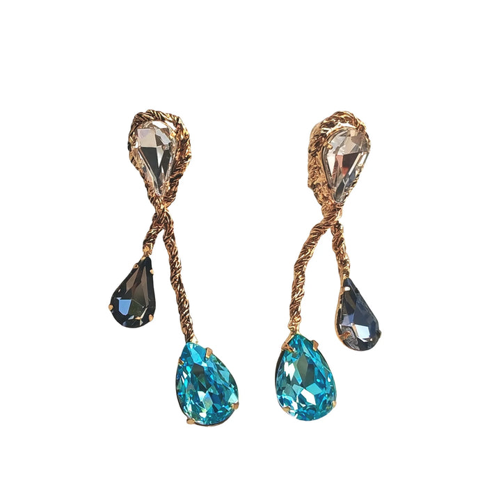 Celestial Blossom Crystal Earrings™