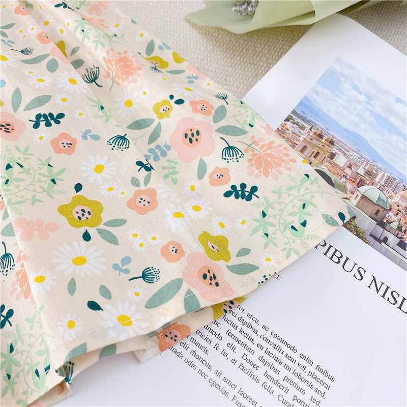 LITTLE LILIANNA<br>Cotton Striped Print Girls Dress