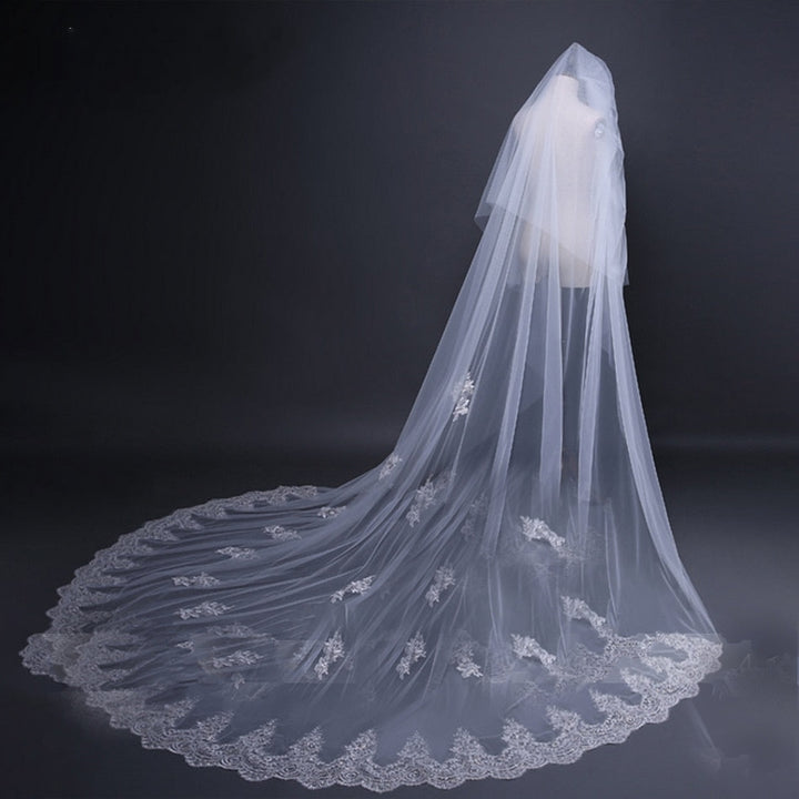 MATCHING BRIDAL VEILS<br>Customizable Wedding Veils 5 M long-16.4 Ft