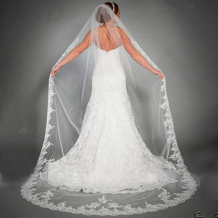 MATCHING BRIDAL VEILS<br>Customizable Wedding Veils 5 M long-16.4 Ft