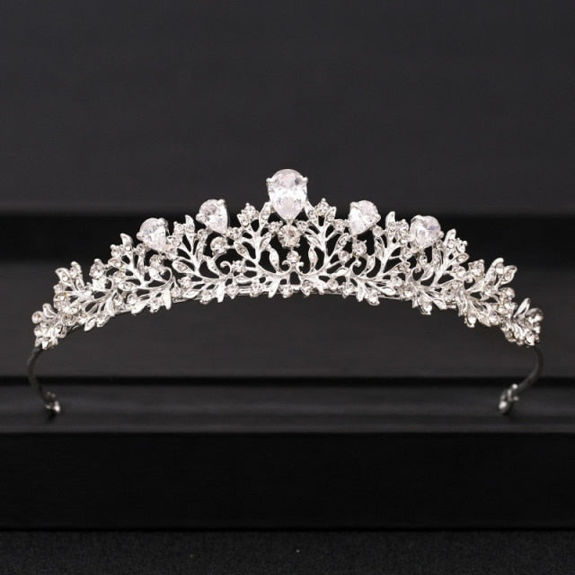 Wedding Tiara<br>Bridal Baroque Jeweled Hair Accessories
