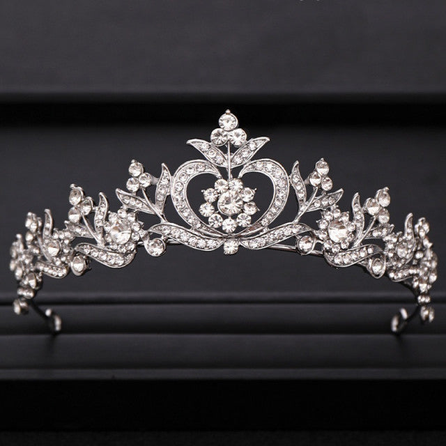 Wedding Tiara<br>Bridal Baroque Jeweled Hair Accessories