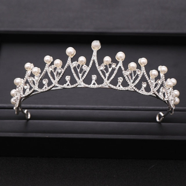 Wedding Tiara<br>Bridal Baroque Jeweled Hair Accessories