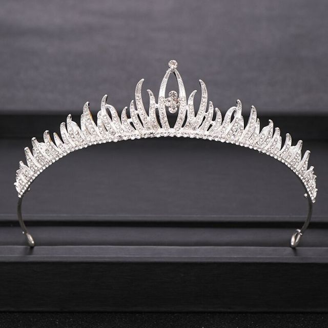 Wedding Tiara<br>Bridal Baroque Jeweled Hair Accessories