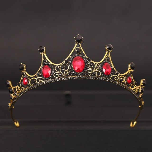 Wedding Tiara<br>Bridal Baroque Jeweled Hair Accessories