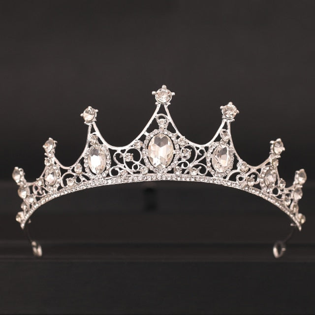 Wedding Tiara<br>Bridal Baroque Jeweled Hair Accessories