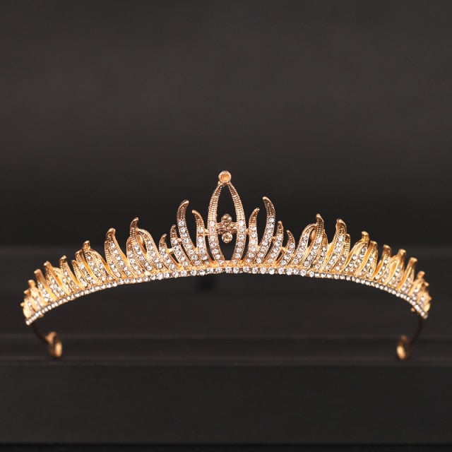 Wedding Tiara<br>Bridal Baroque Jeweled Hair Accessories