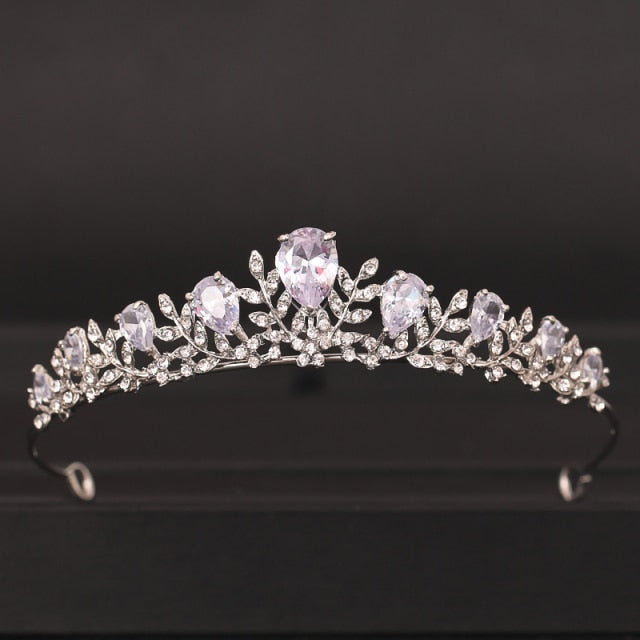 Wedding Tiara<br>Bridal Baroque Jeweled Hair Accessories