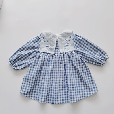 BABY BLUE<br>Infant Embroidered Dress