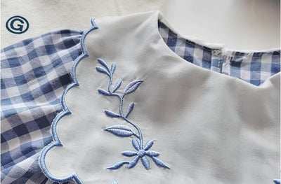 BABY BLUE<br>Infant Embroidered Dress