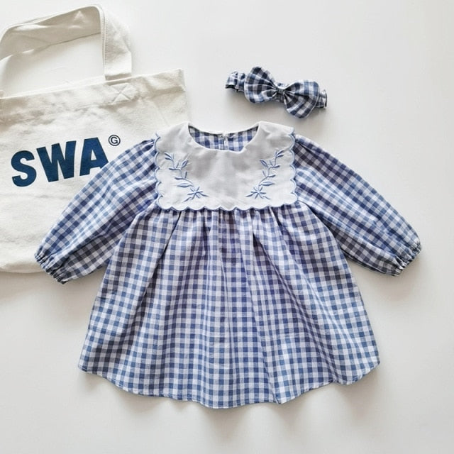 BABY BLUE<br>Infant Embroidered Dress