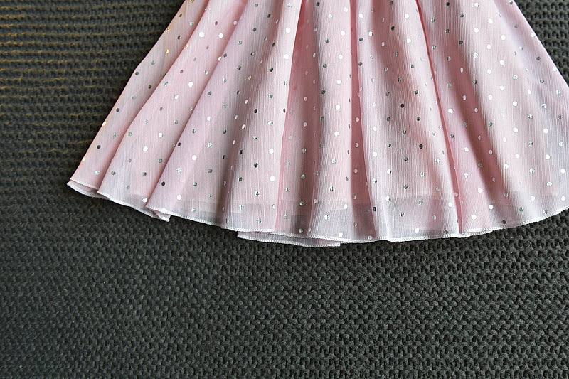SWEET SUMMER<br>Summer Dotted Sequined Little Dress
